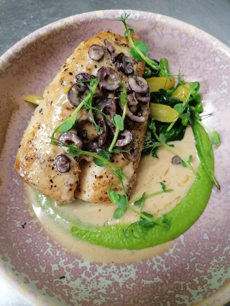 Pan-fried Hake