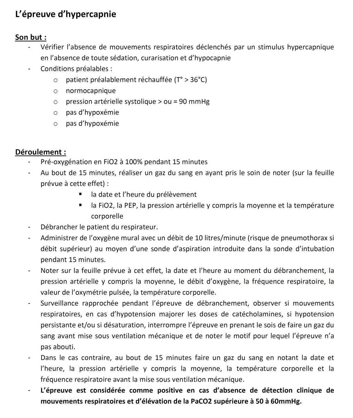 Etat de mort encéphalique (hors PMO)