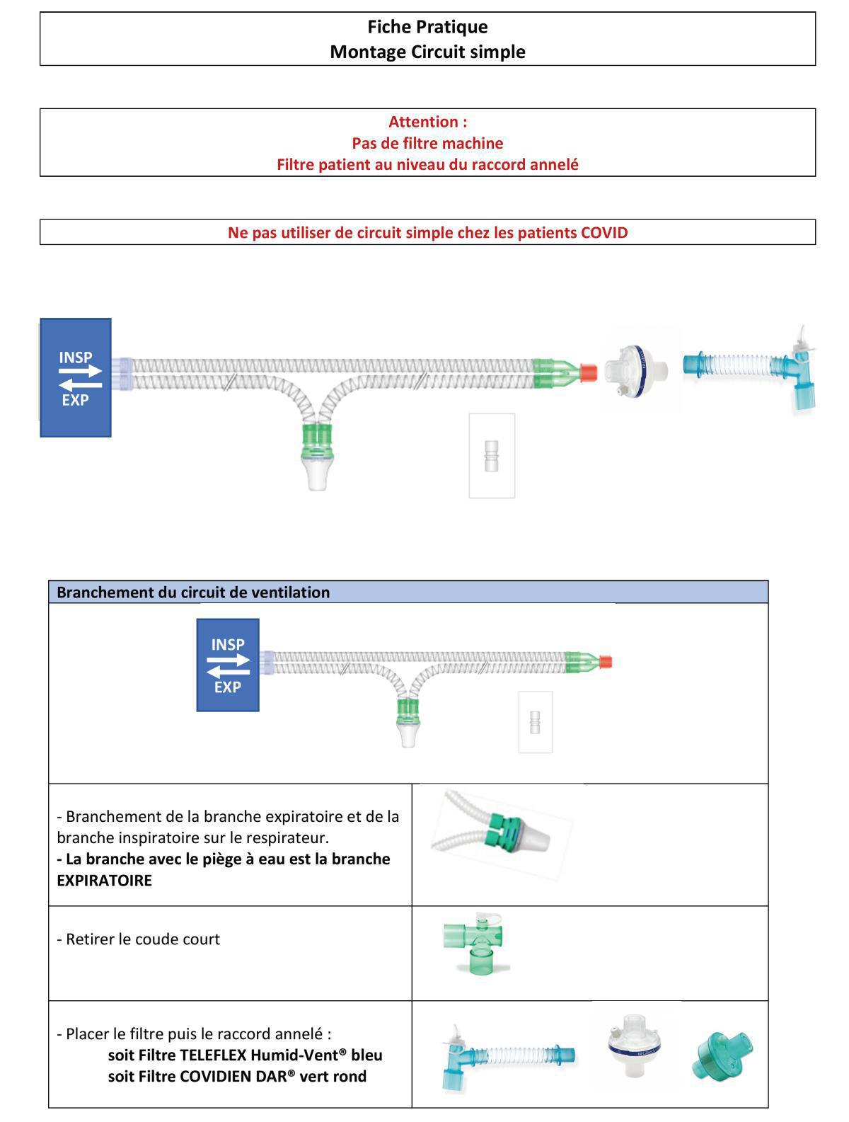 Montage circuit simple