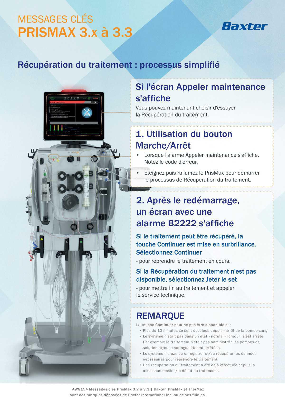Prismax : récupération du traitement
