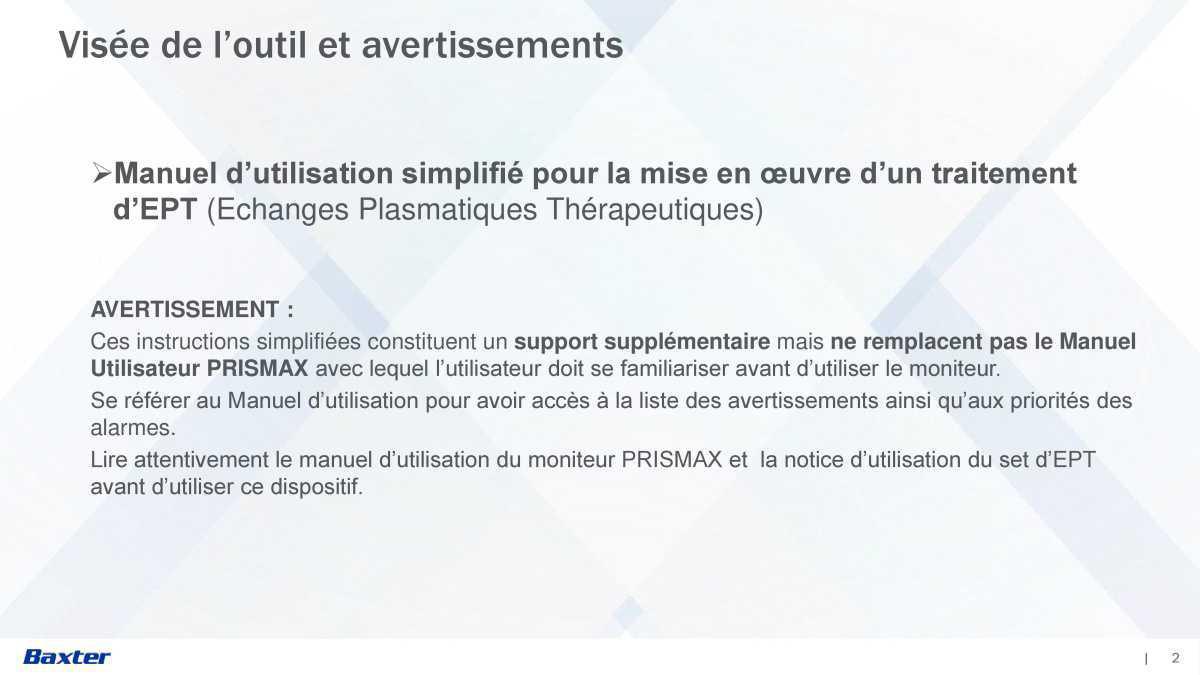 Prismax : Echanges Plasmatiques