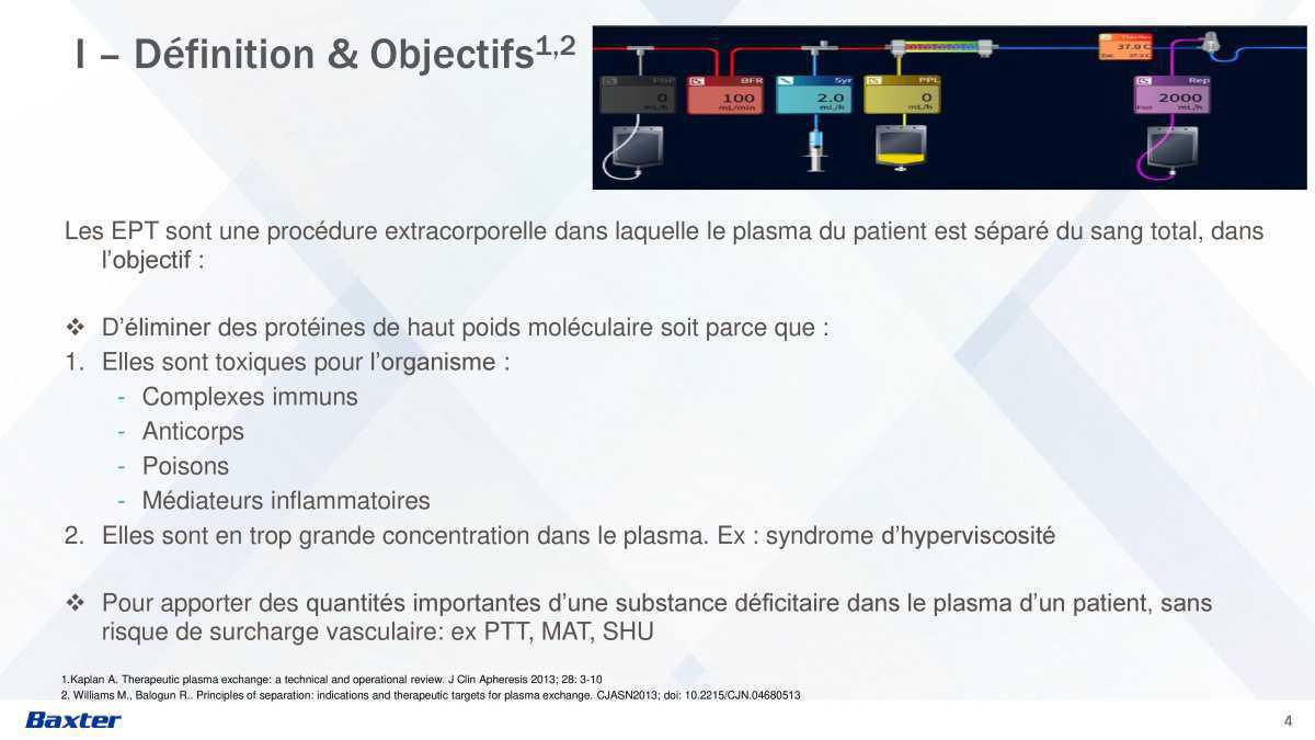 Prismax : Echanges Plasmatiques