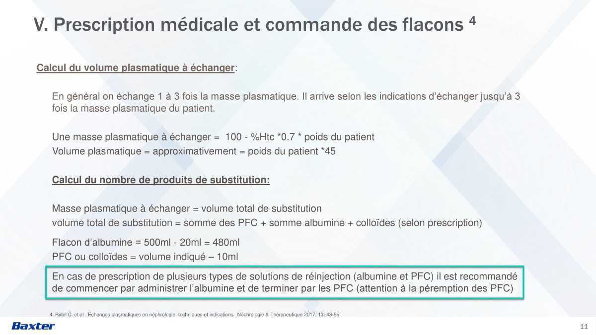 Prismax : Echanges Plasmatiques