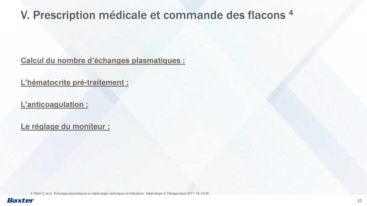 Prismax : Echanges Plasmatiques