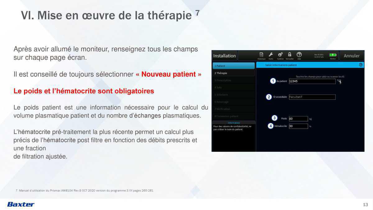 Prismax : Echanges Plasmatiques
