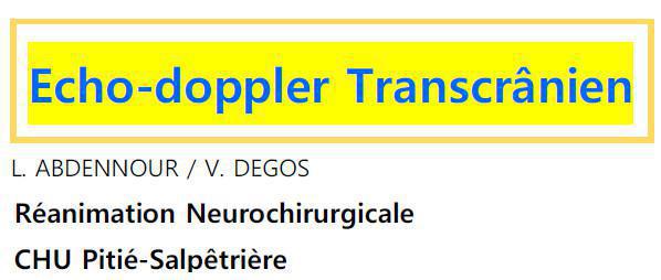 DTC (Doppler Transcranien)