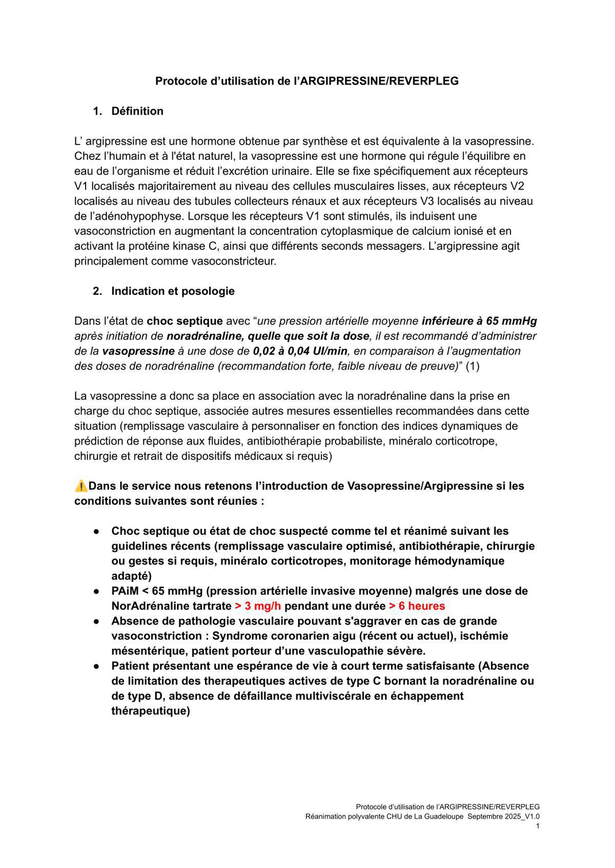 Vasopressine/Argipressine-REVERPLEG®