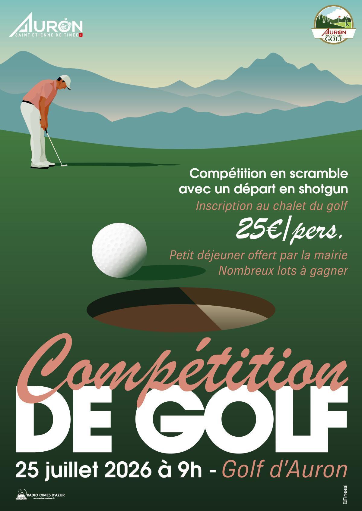 ⛳ Compétition de Golf à Auron