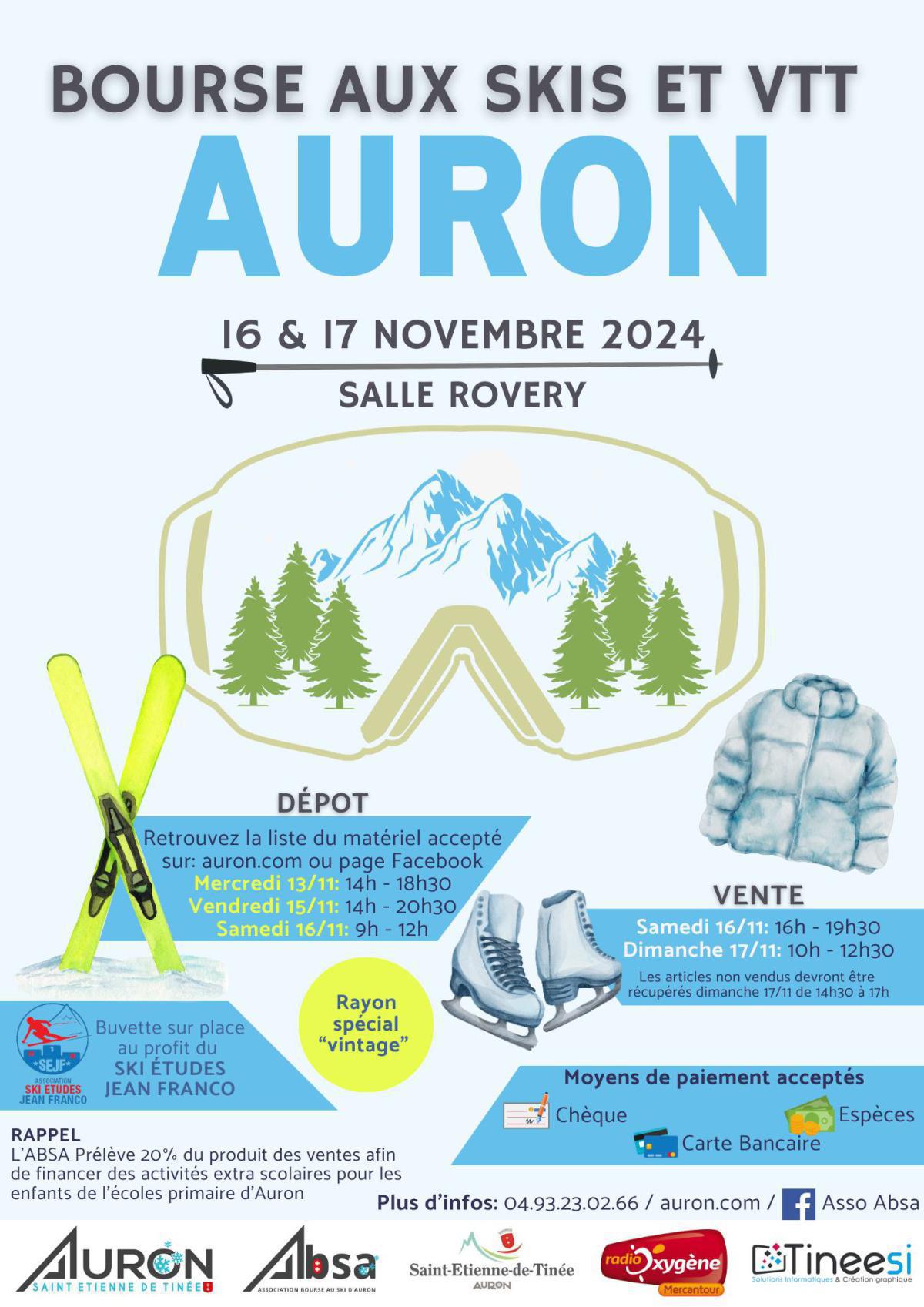 Bourse aux Skis et Vtt d'Auron