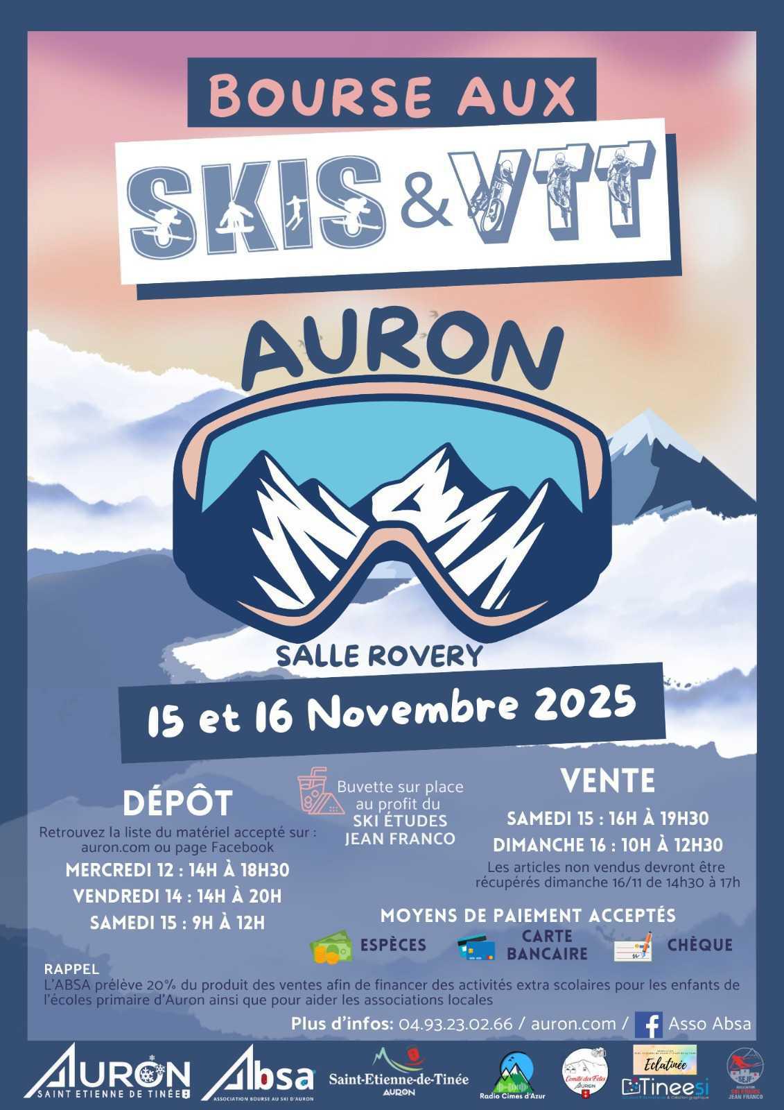Bourse aux Skis et Vtt d'Auron