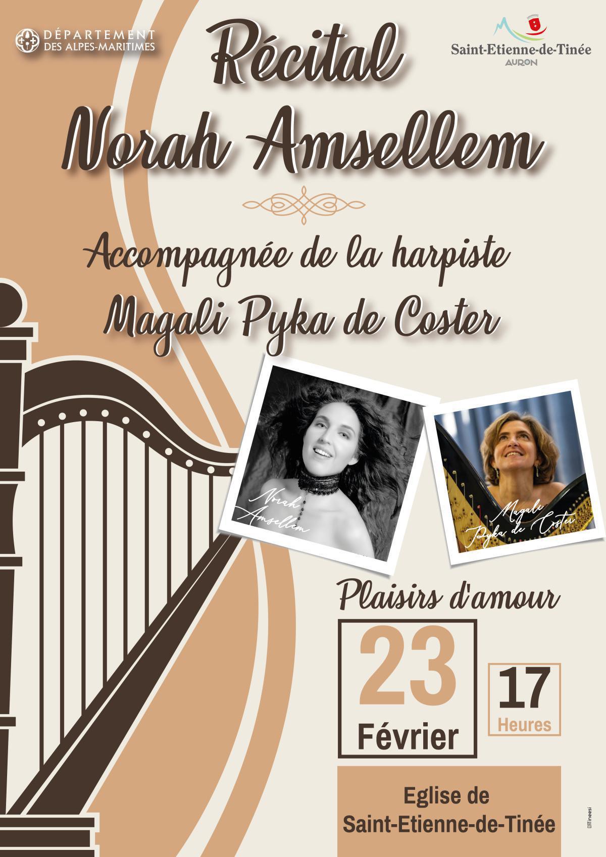 Récital Norah AMSELLEM Eglise St Etienne