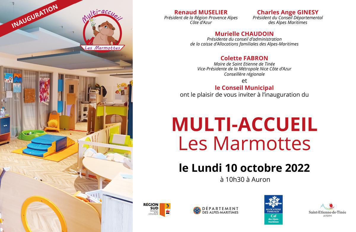 Inauguration de la crèche "Les Marmottes"