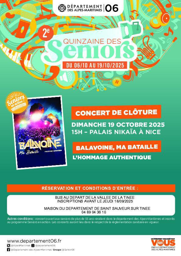 Quinzaine des Séniors Concert de Clôture