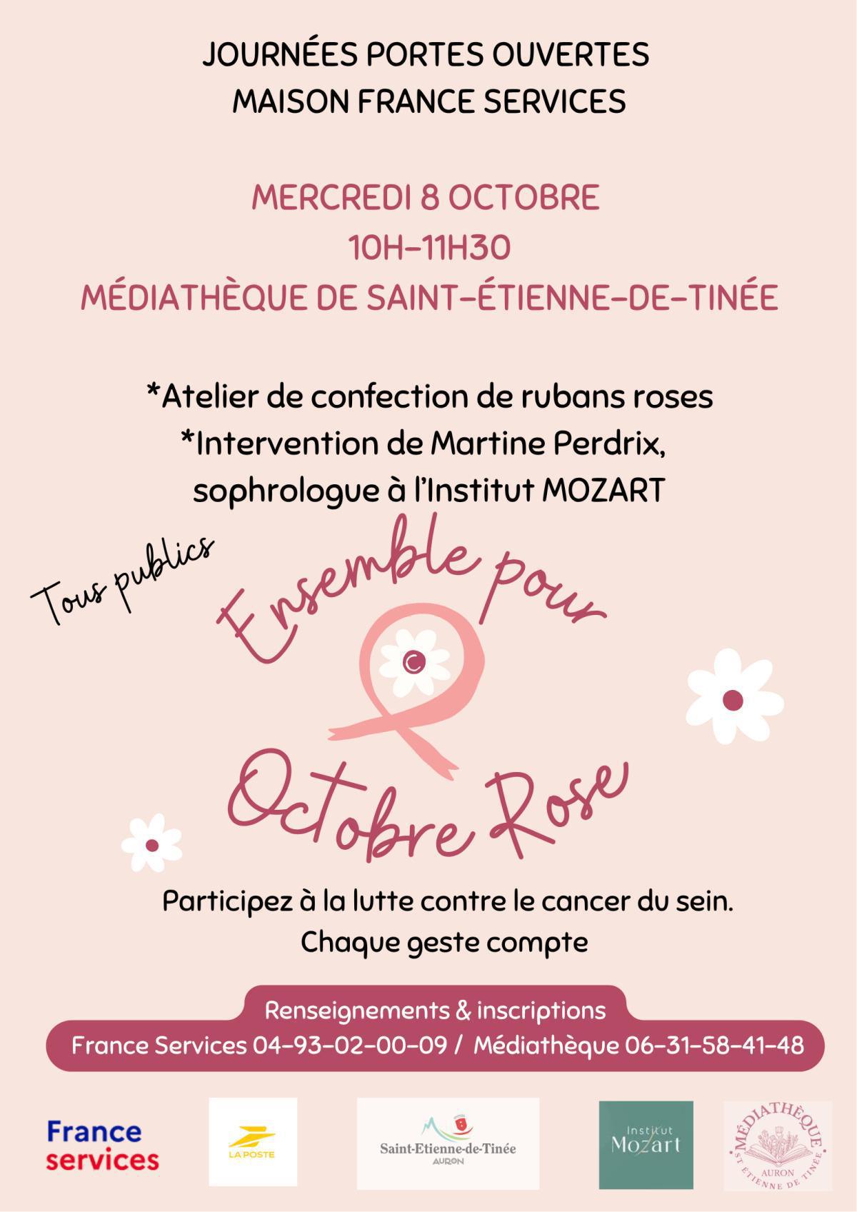 🌸 Octobre Rose Collecte de Foulards et de Bonnets 🌸
