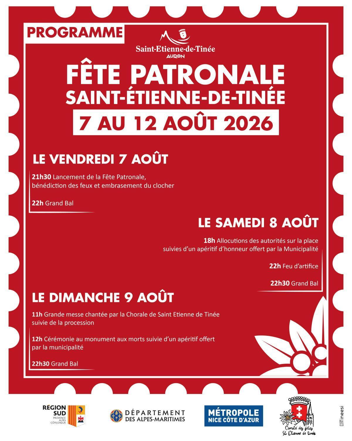 Fête Patronale de St Etienne de Tinée