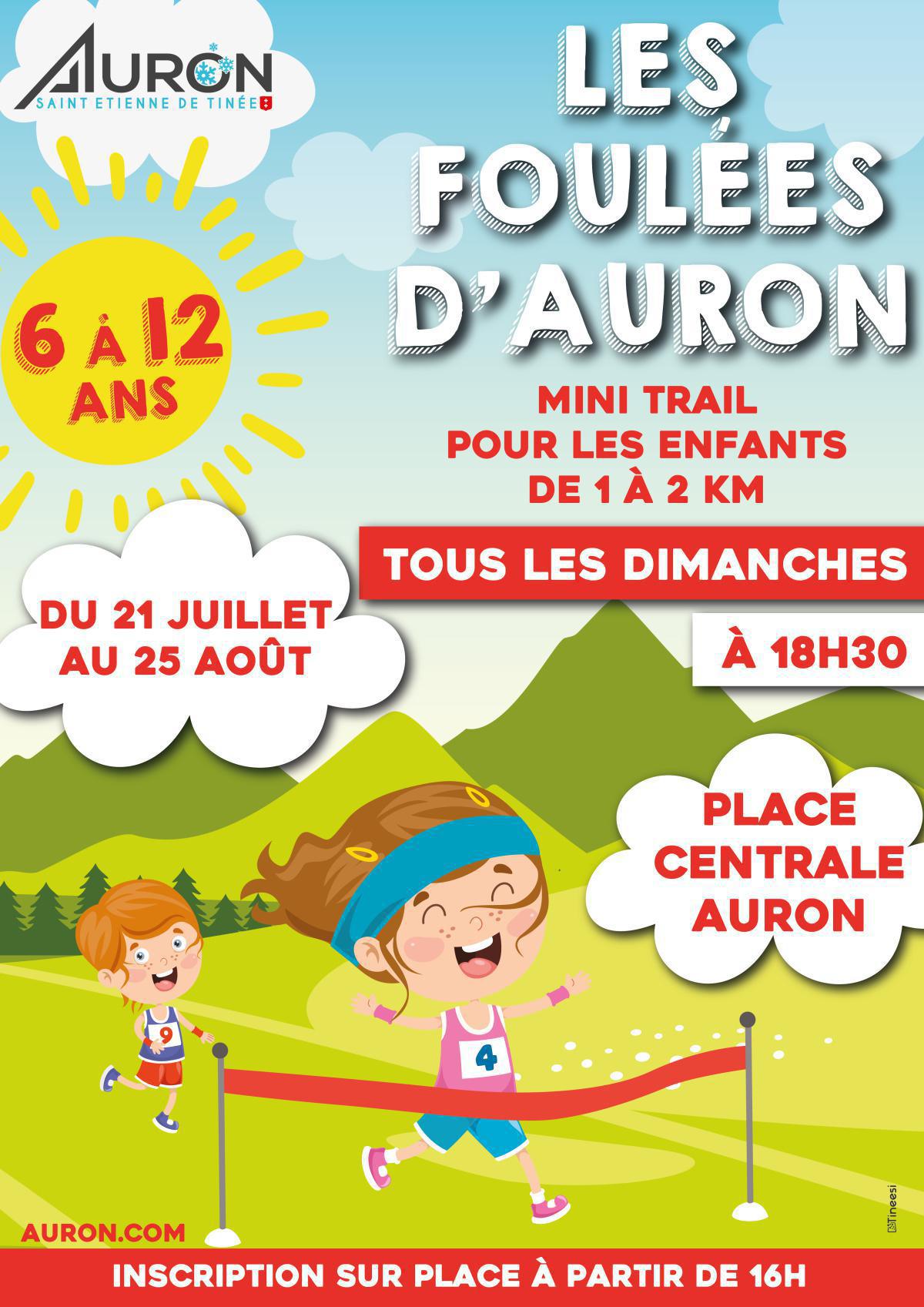 Les Foulées d'Auron Tous les Dimanches pour les enfants !