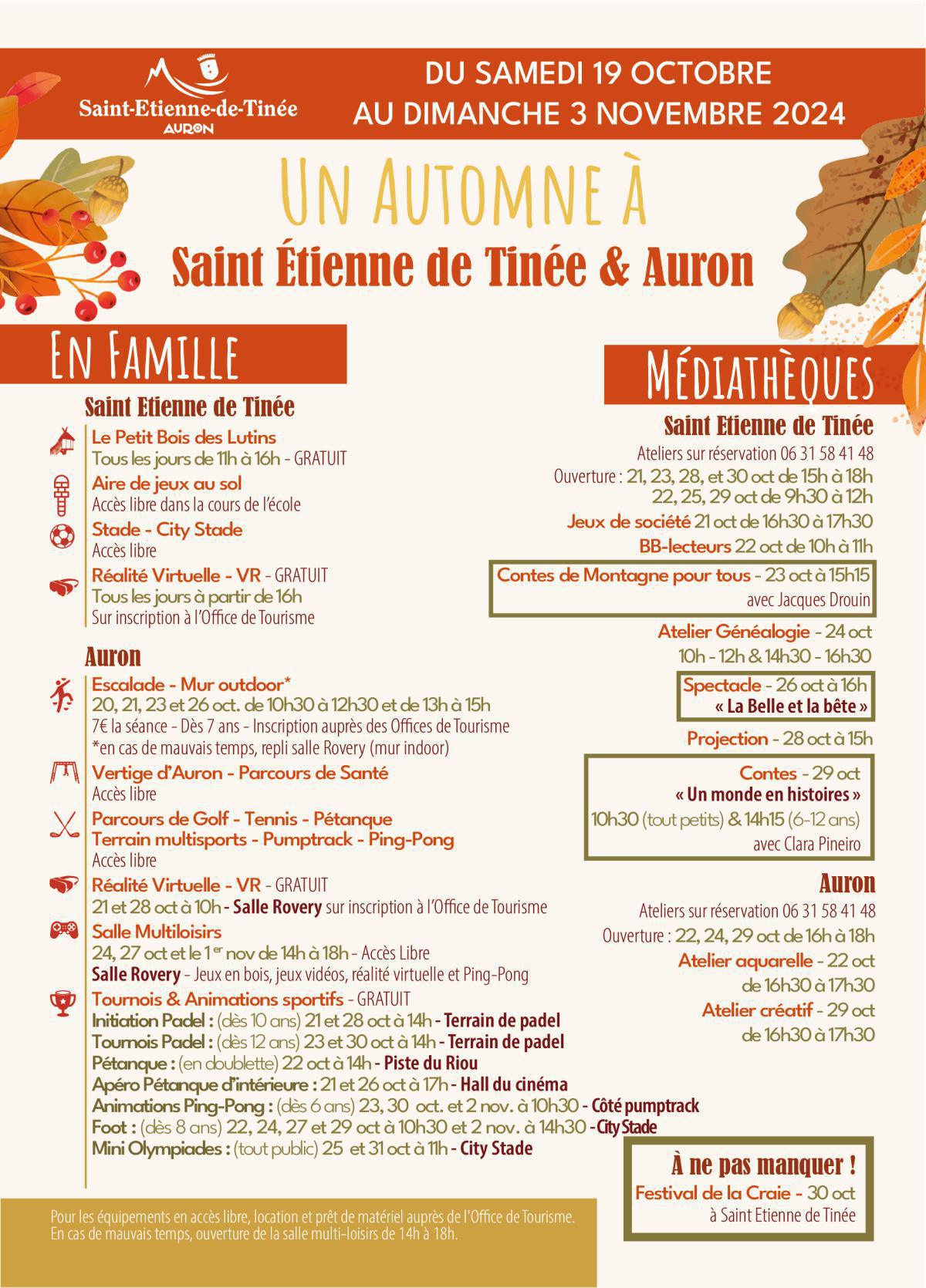 Vacances d'Automne