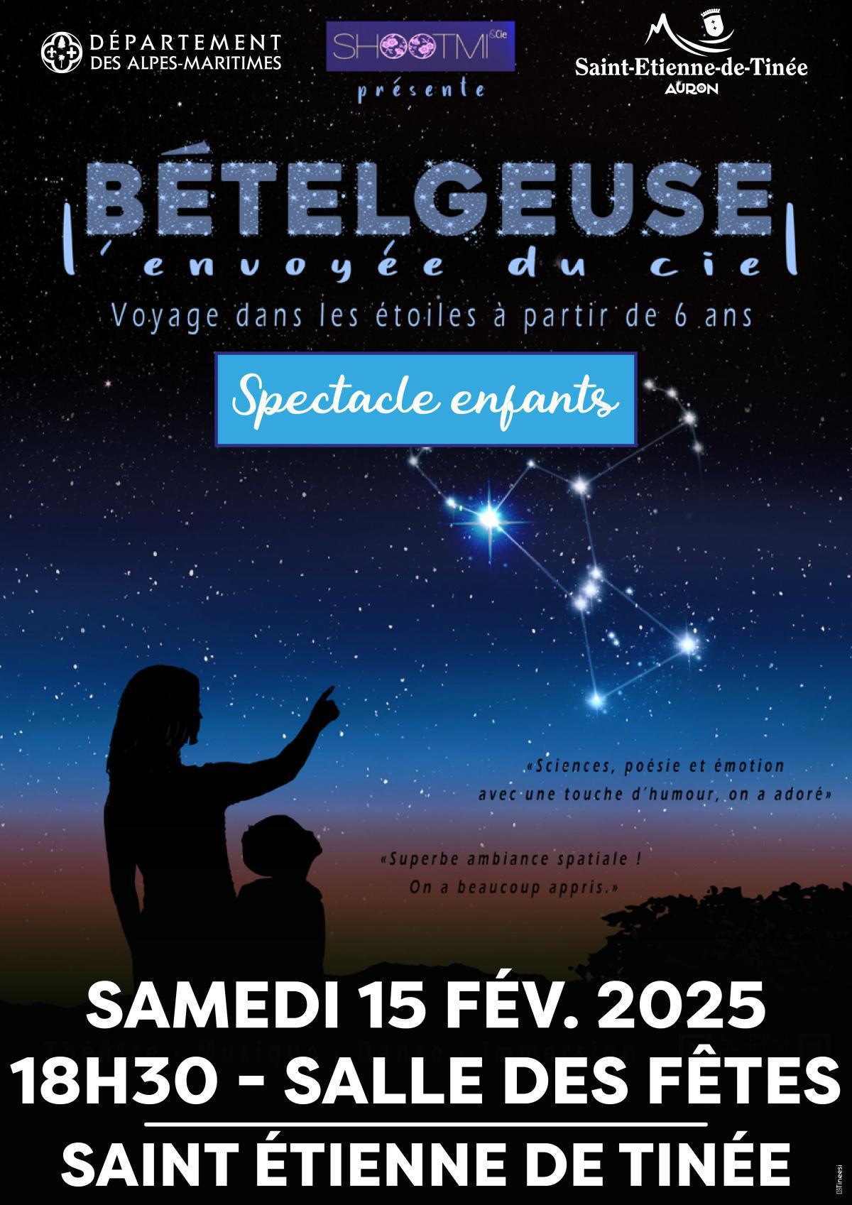 Spectacle enfants "Bételgeuse, envoyée du ciel"