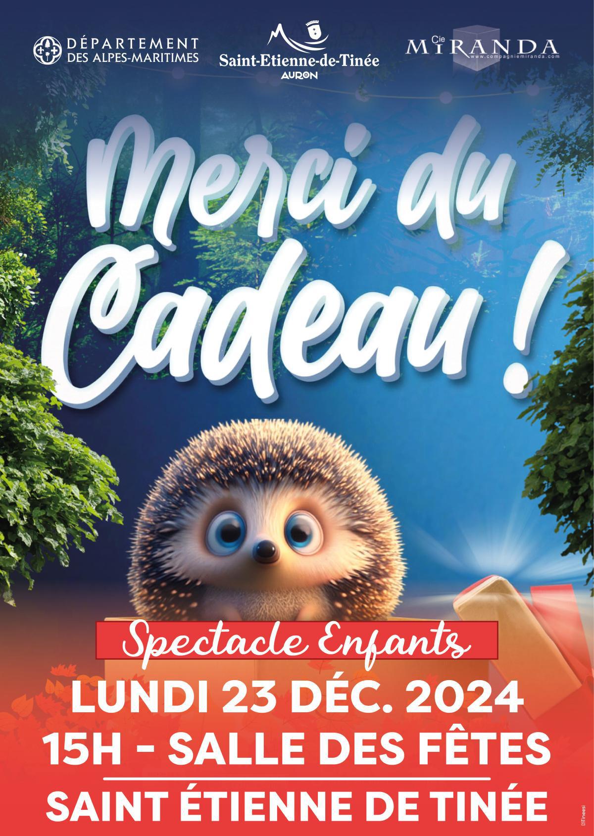 Spectacle enfants "Merci du cadeau"