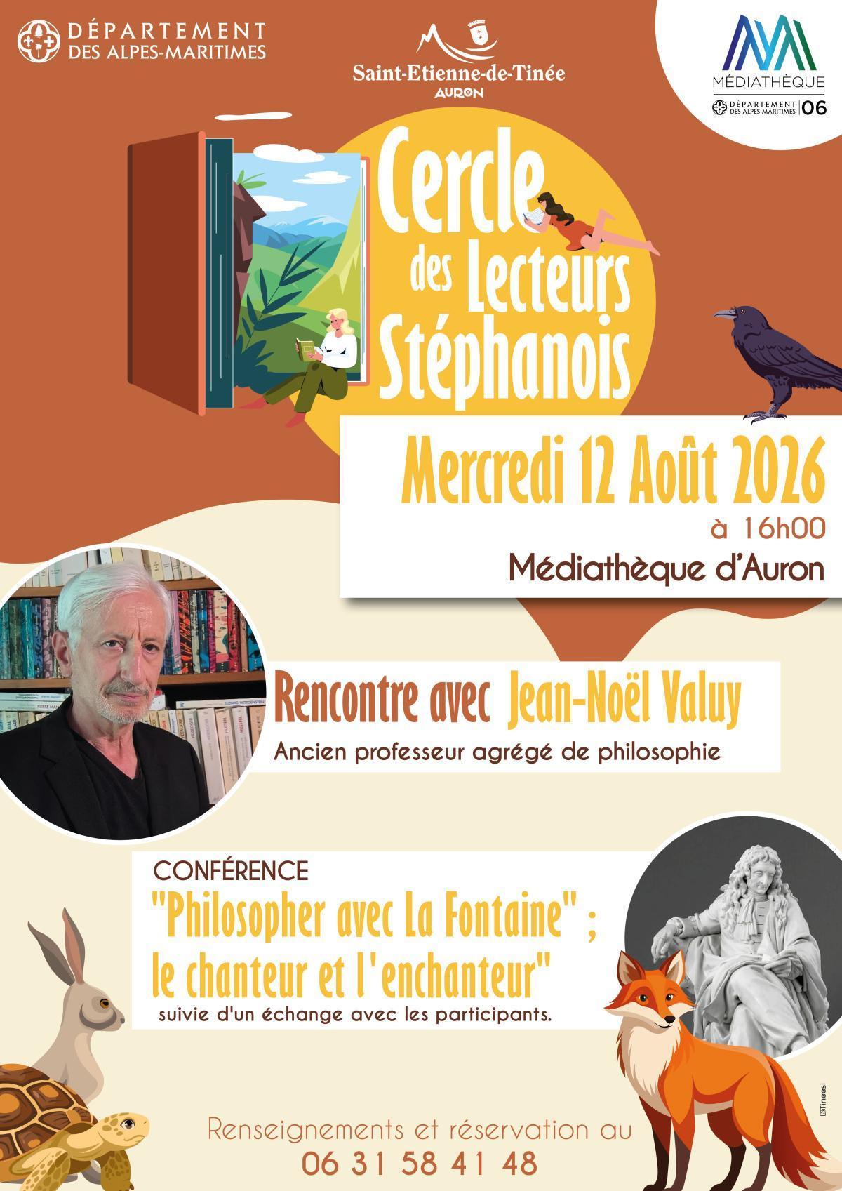 Le Cercle des Lecteurs Stéphanois rencontre avec Jean-Noël Valuy