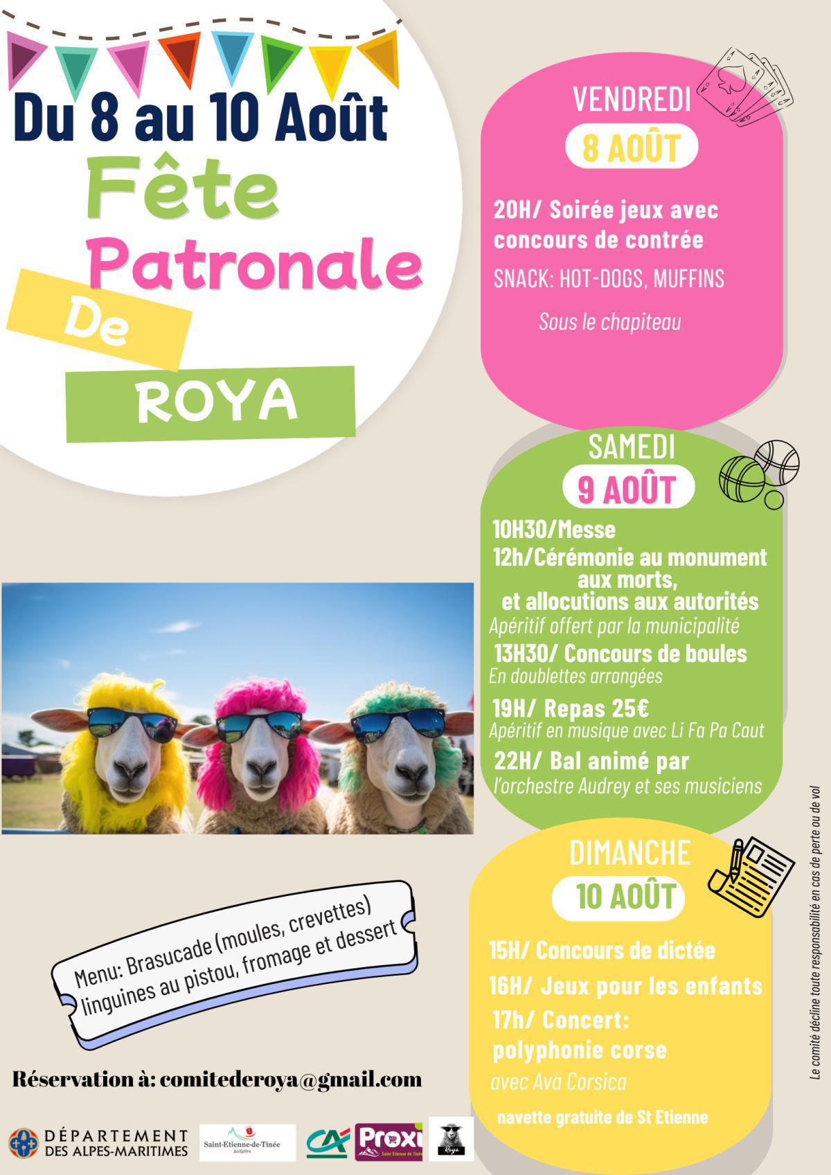 Les Fêtes Patronales et Bals 2025 Les Fêtes Patronales et Bals 2025