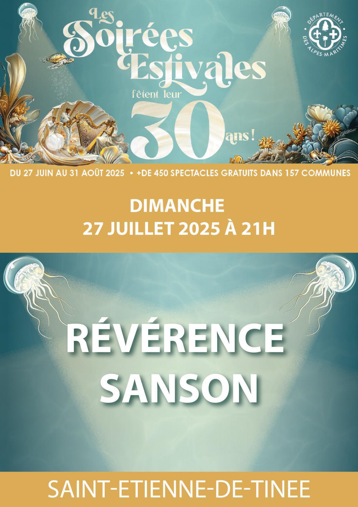 Les Soirées Estivales "Révérence Sanson"