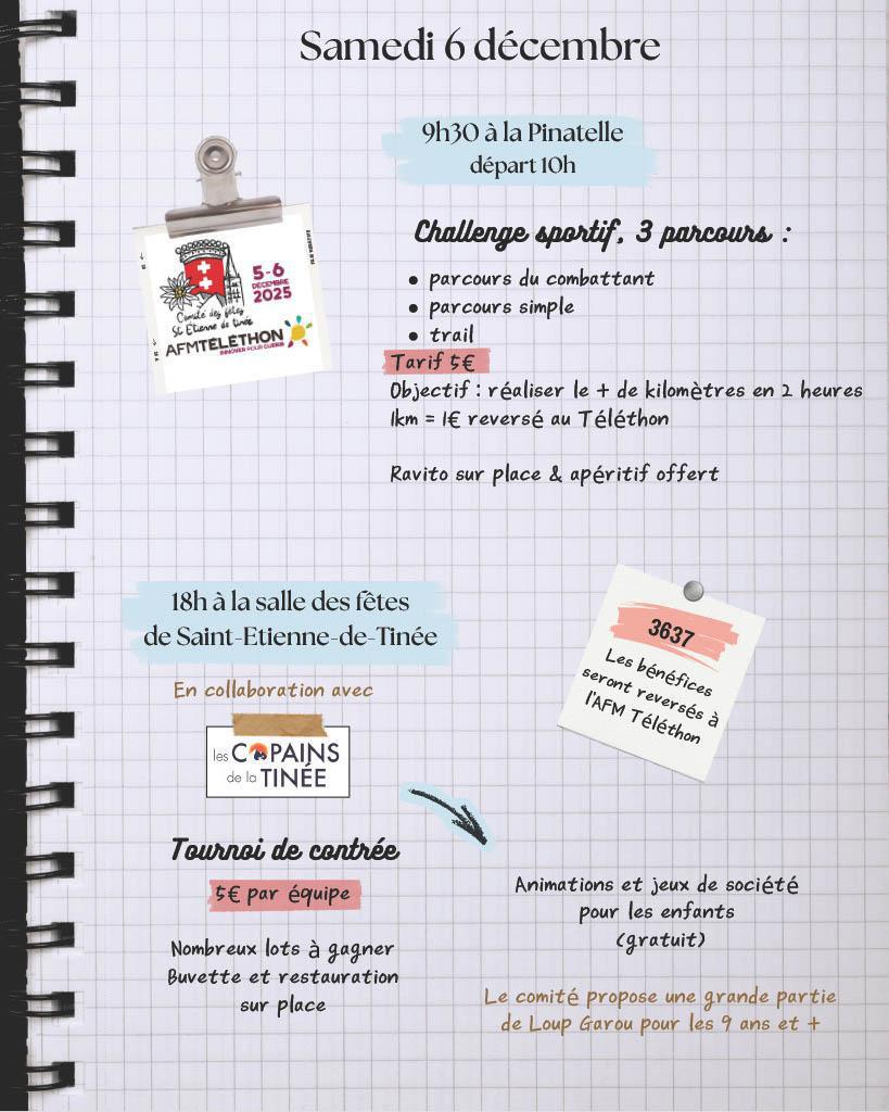 Evènements / Informations à venir 