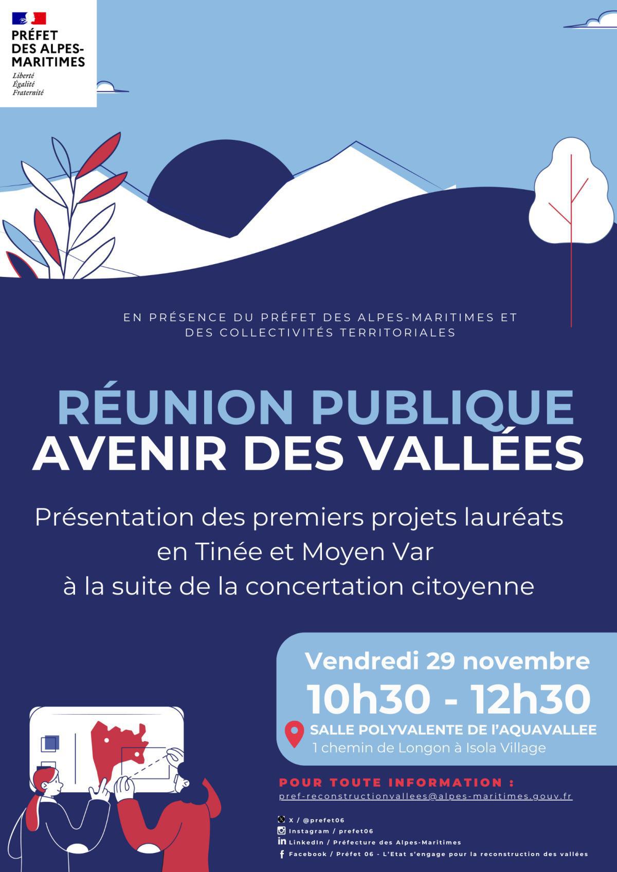 Réunion publique Avenir des Vallées