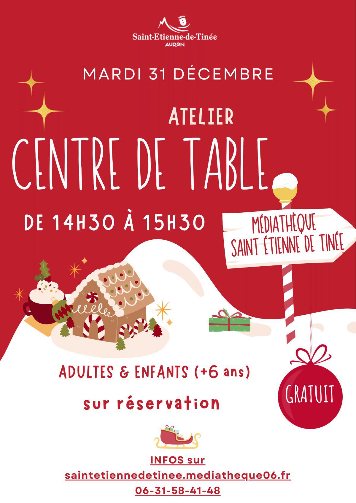 Atelier centre de table