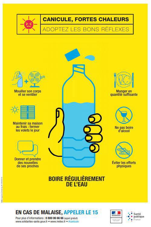 Vigilance ORANGE "Canicule" au 14 août