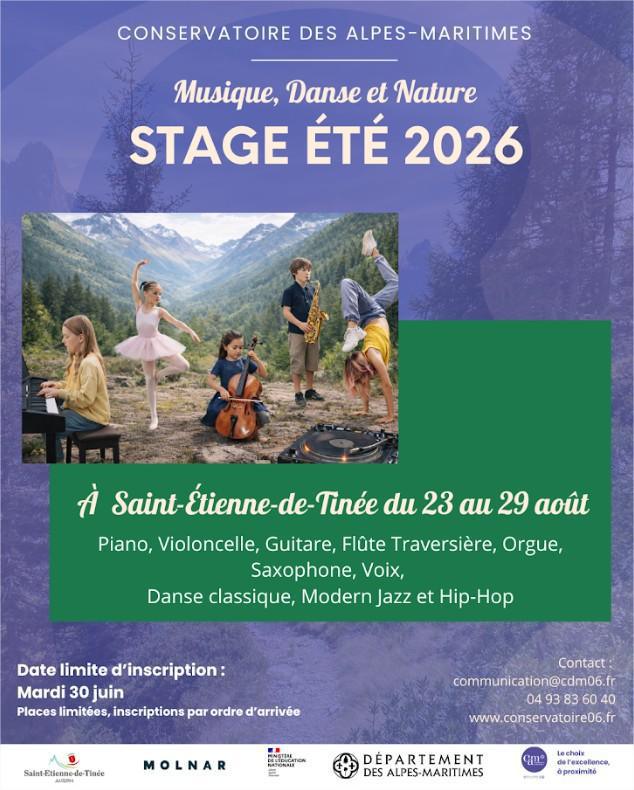 Stage Eté 2026 Stage Eté 2026