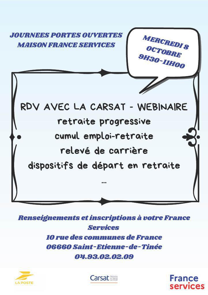 Journées Portes Ouvertes France Services, 8, 15 et 16 octobre