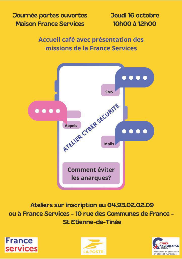 Journées Portes Ouvertes France Services, 8, 15 et 16 octobre