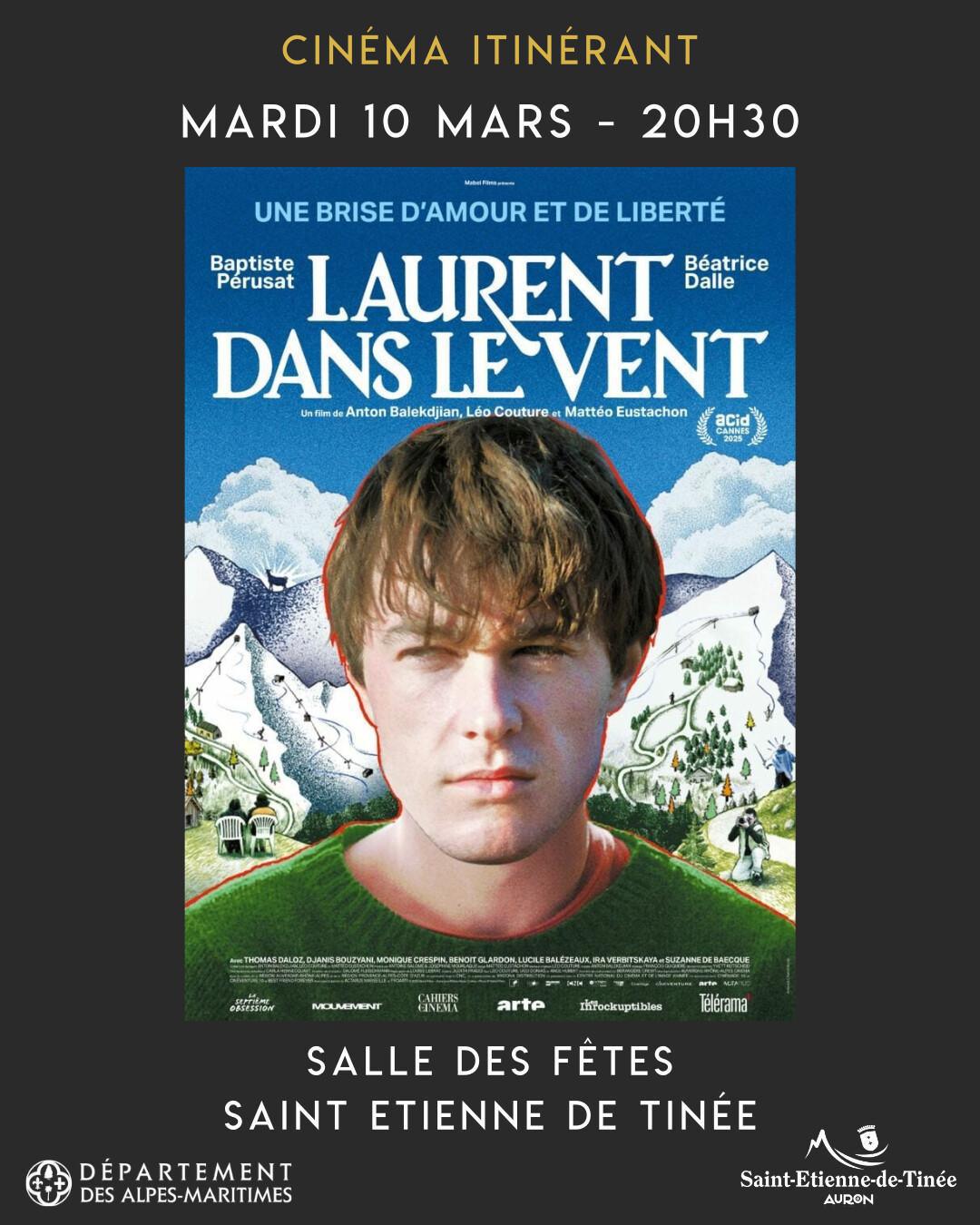 Cinéma Itinérant "Laurent dans le vent"