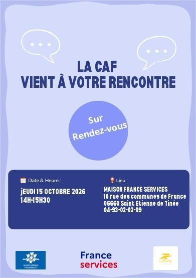 La Caf vient à votre rencontre