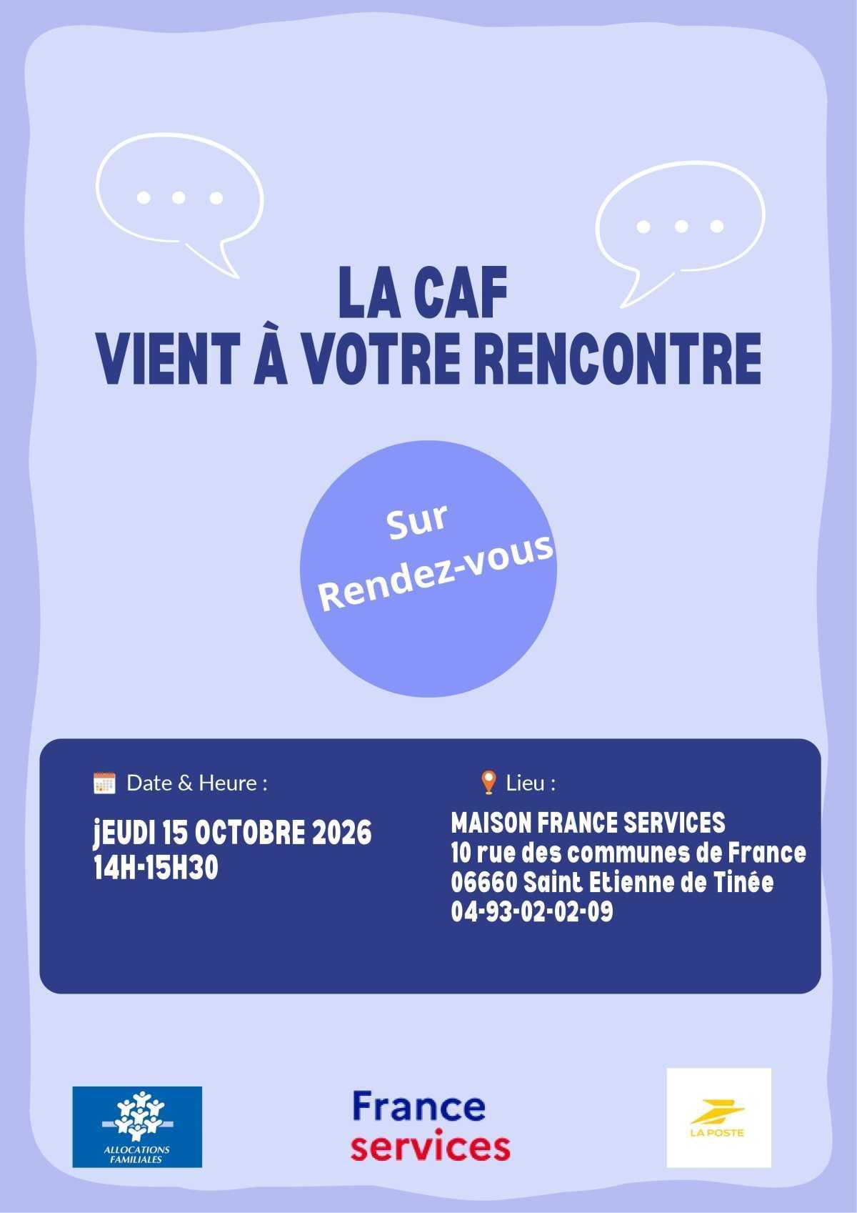 📢 RENCONTRE CAF 📢 RENCONTRE CAF