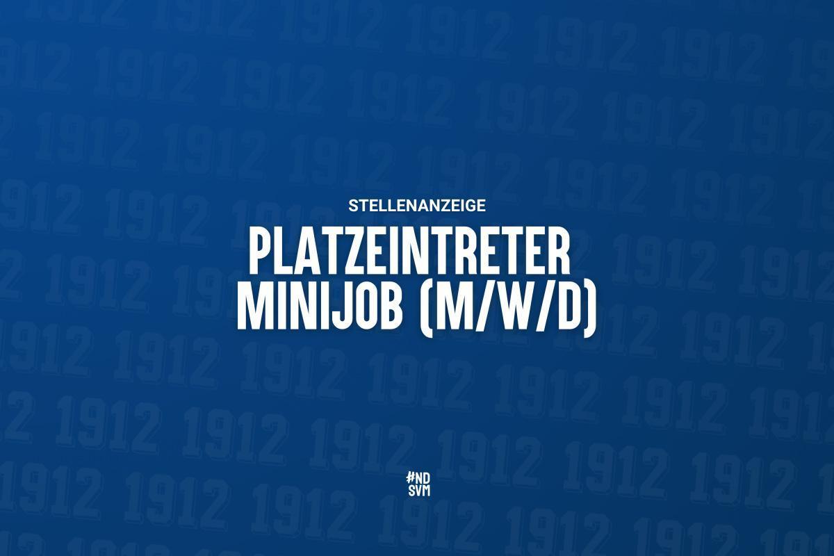 Platzeintreter (m/w/d) auf Minijob-Basis gesucht