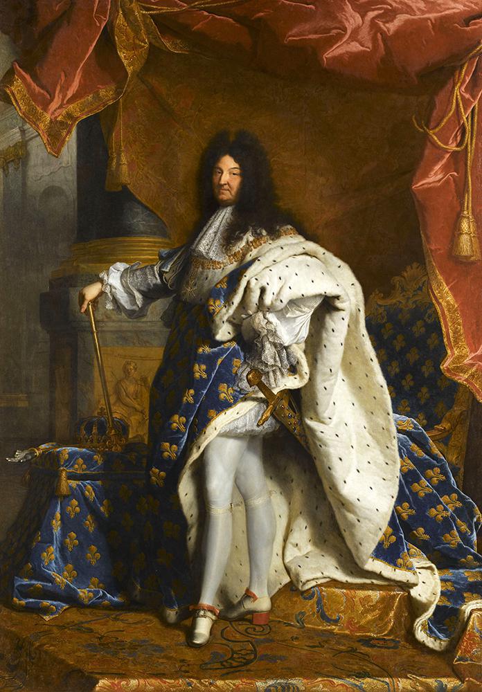 A portrait of Louis XIV