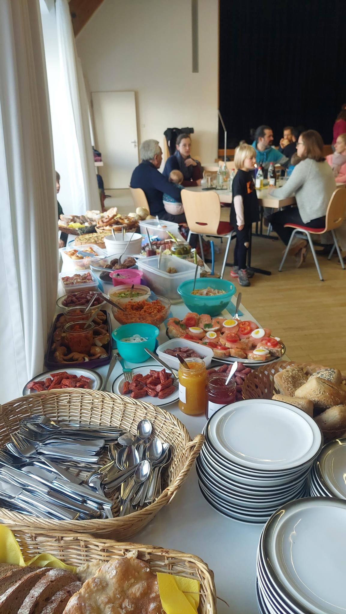 Ein großer Brunch zum Abschied Ein großer Brunch zum Abschied