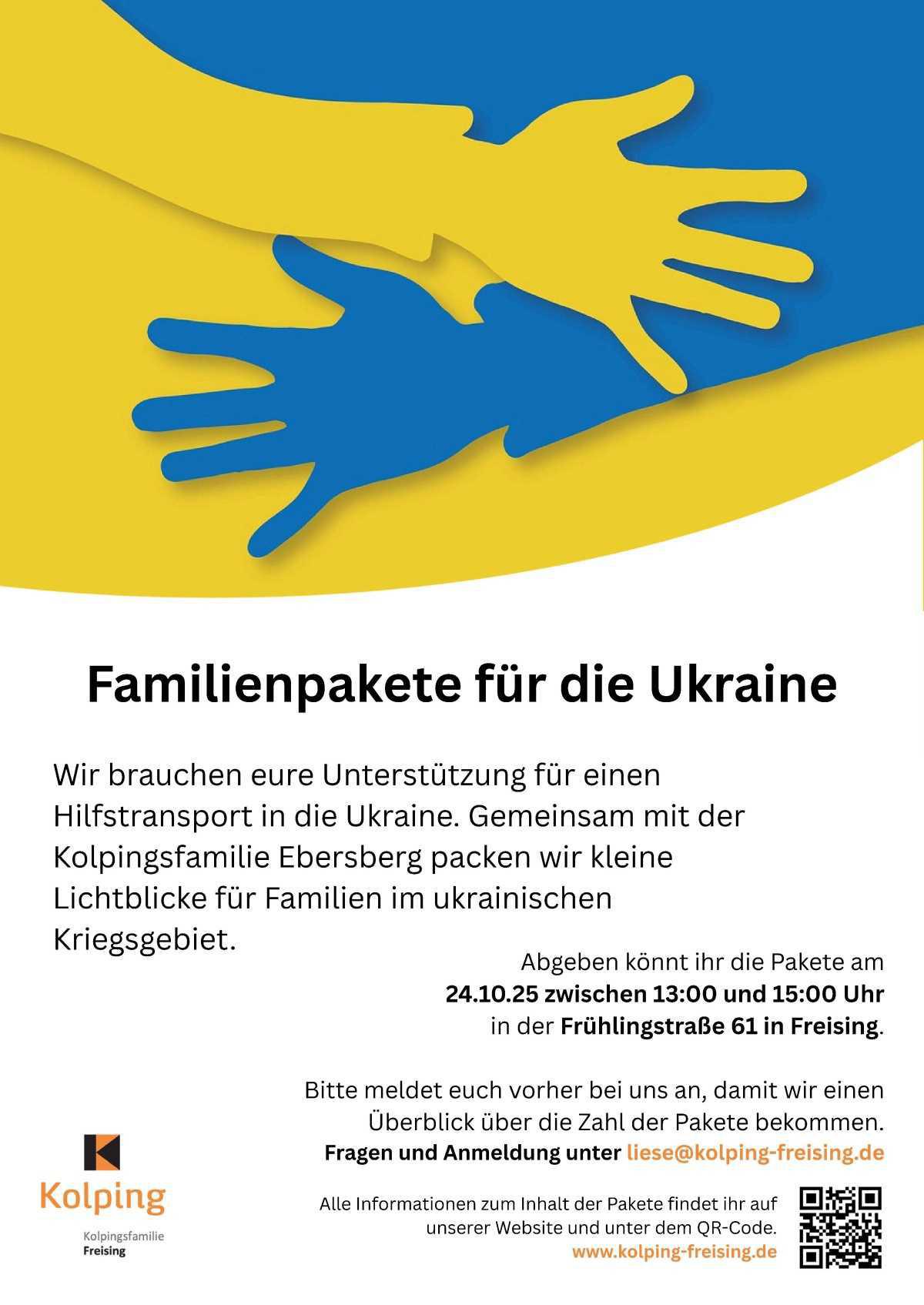Familienpakete für die Ukraine Familienpakete für die Ukraine