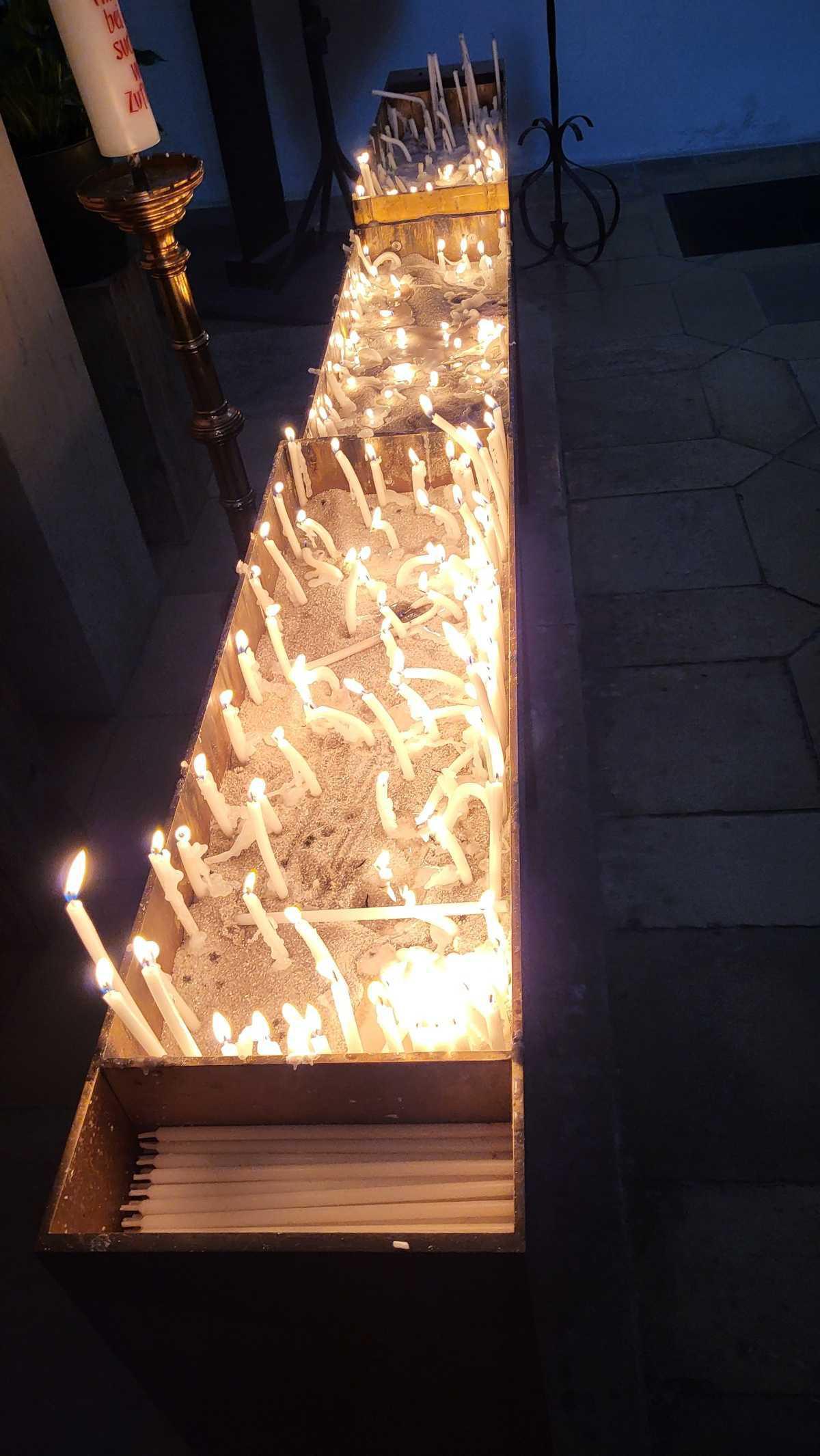 Brandschäden in den Kirchen Brandschäden in den Kirchen