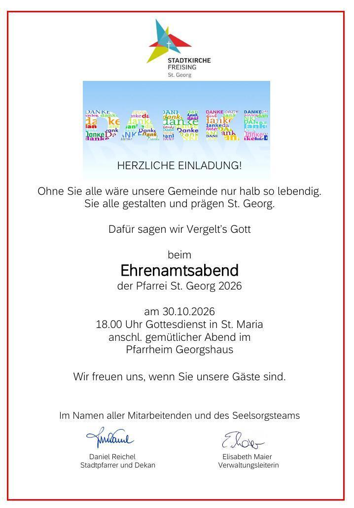 Ehrenamtsfest St. Georg