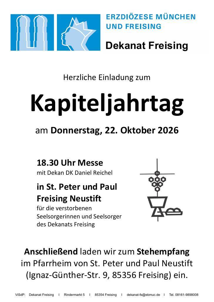 Kapiteljahrtag 2026