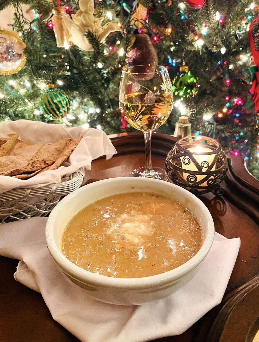 White Bean Soup with Spiced Brown Butter