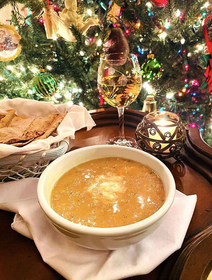 White Bean Soup with Spiced Brown Butter