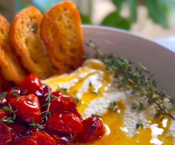 Whipped Feta Dip with Roasted Tomatoes Video Recipe Whipped Feta Dip with Roasted Tomatoes Video Recipe
