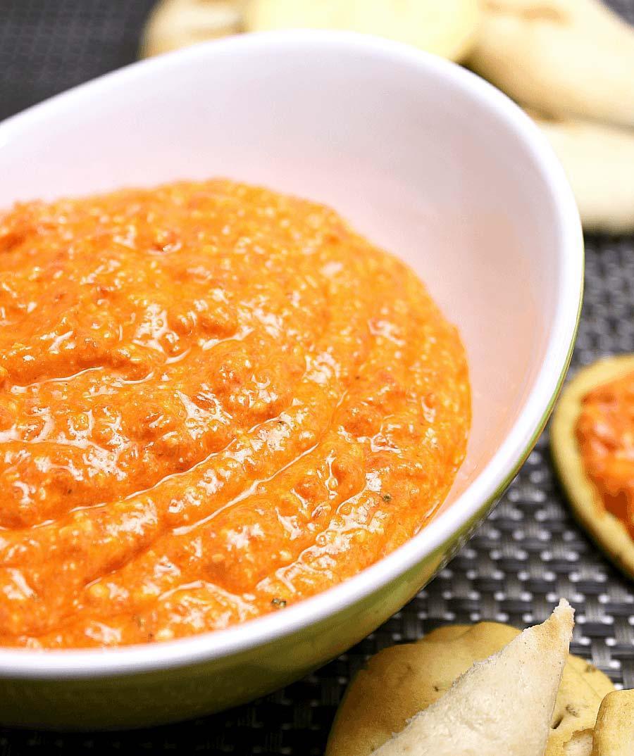 Htipiti (Feta & Roasted Red Pepper Dip) Htipiti (Feta & Roasted Red Pepper Dip)