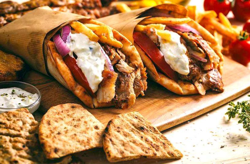 Homemade Pork Gyros