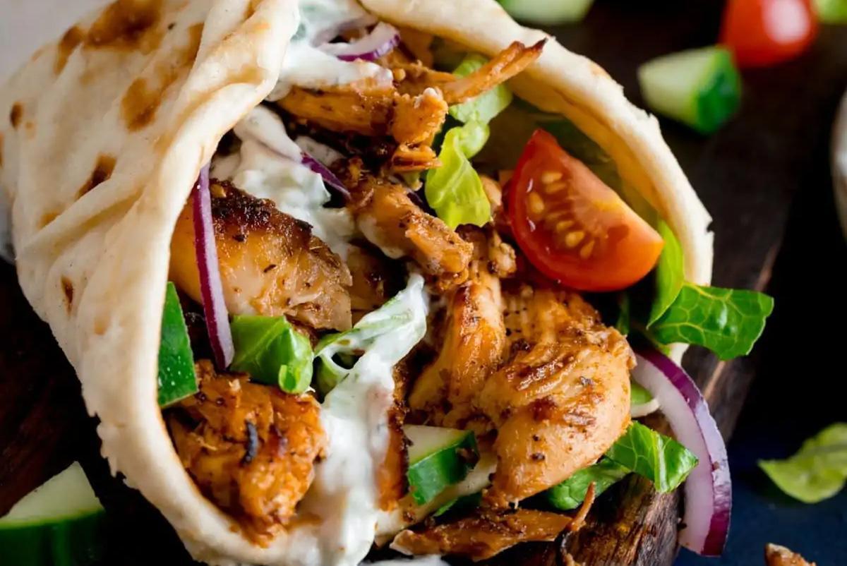 Chicken Gyro on Homemade Spit Video Recipe