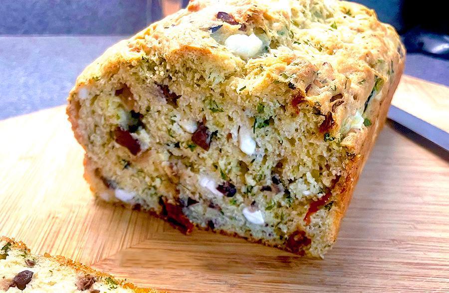 Sun-Dried Tomato, Feta, & Kalamata Olive Quick Bread Sun-Dried Tomato, Feta, & Kalamata Olive Quick Bread
